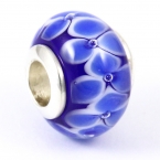 Blue Flower Bead